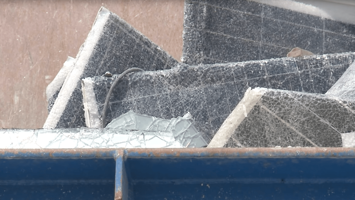 What happens to solar panels at the end of their lifecycle?