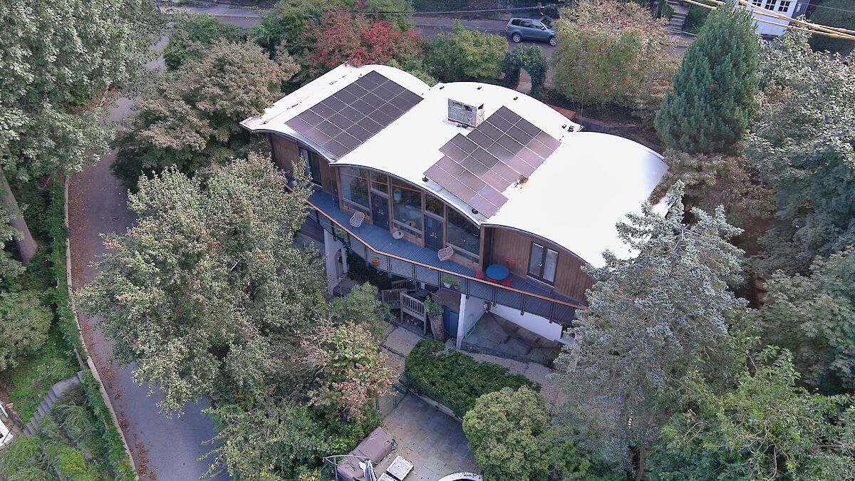 How We Built a Custom Racking System for Curved EPDM Roof