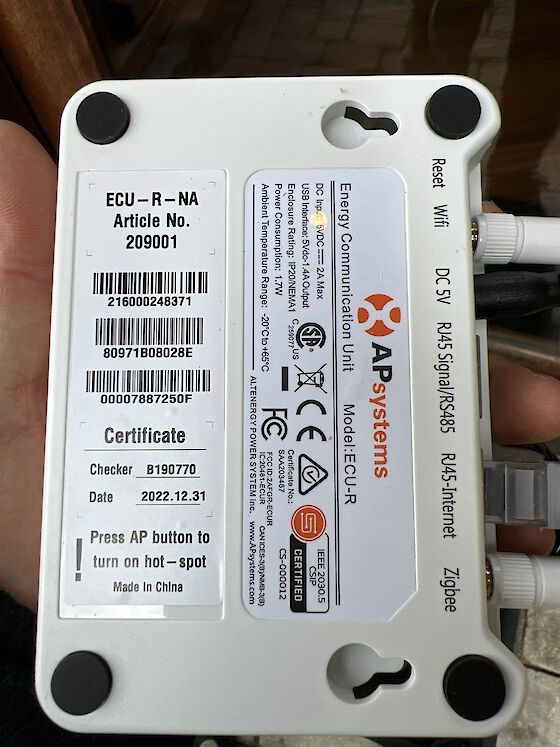 APsystems DS3-L / ECU-R Offline — Production OK, Monitoring Restored